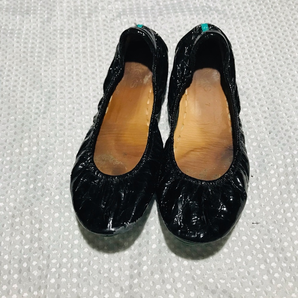 Tieks patent leather Flats